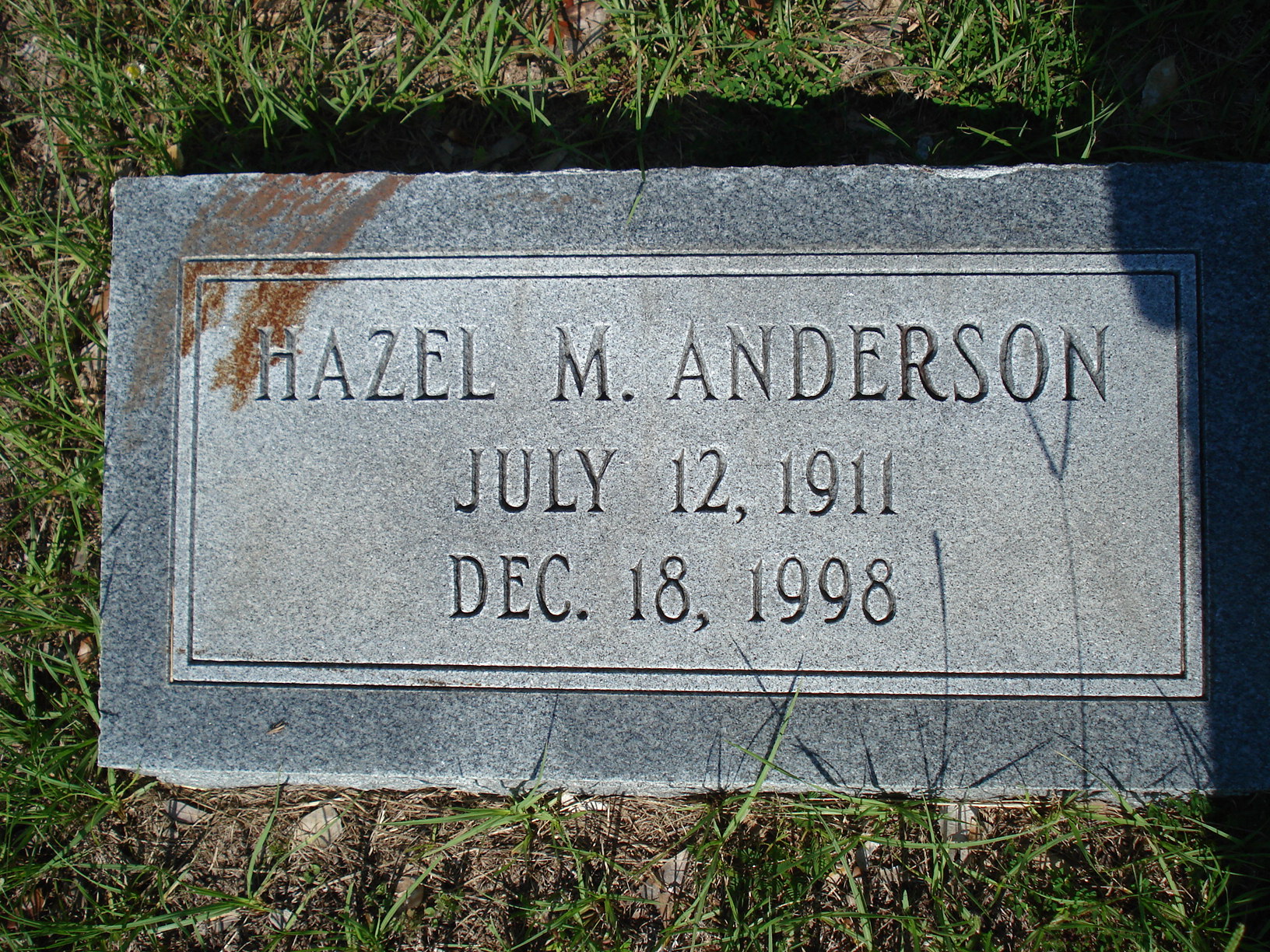 Hazel M. Anderson