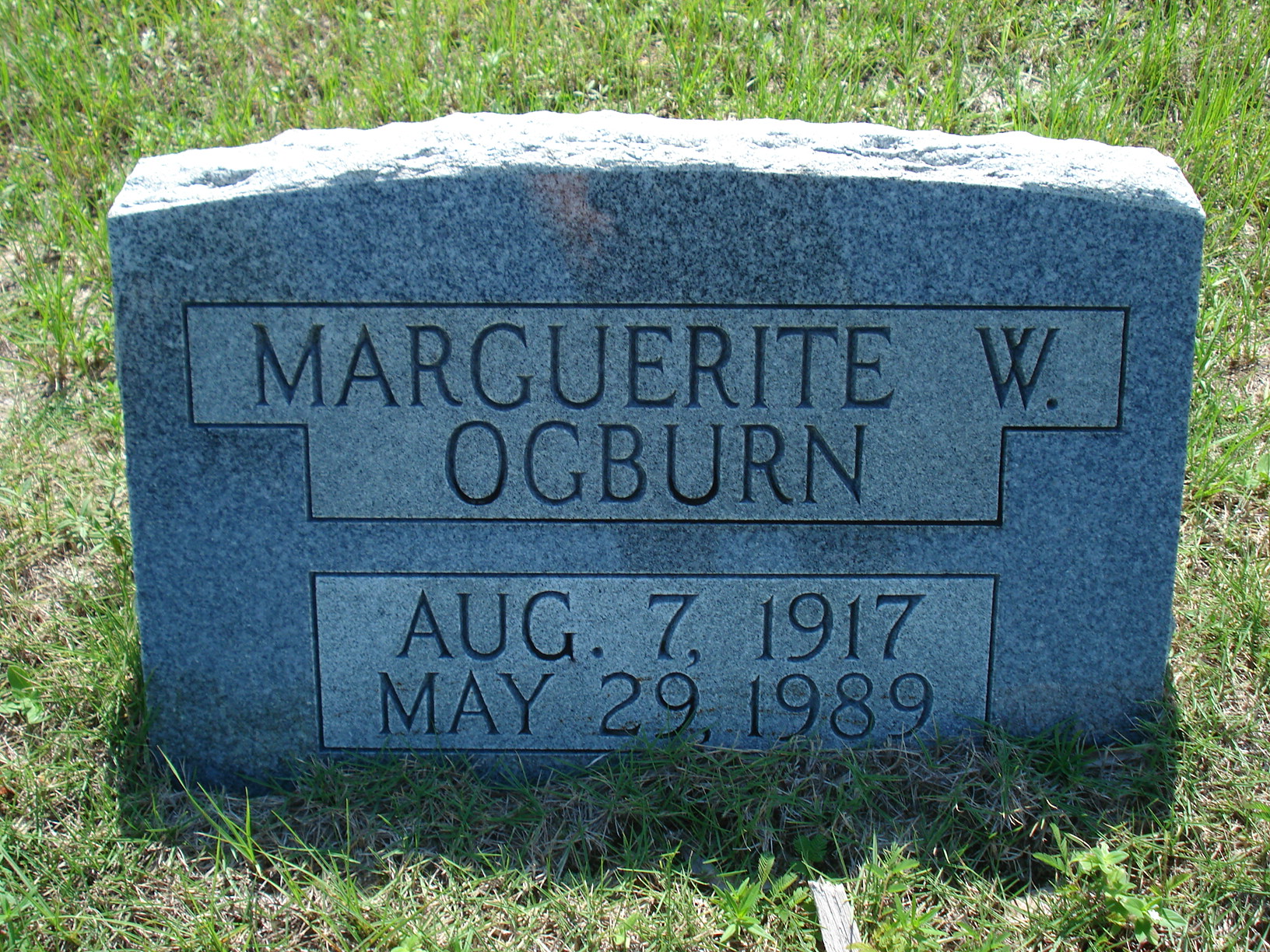 Marguerite W. Ogburn