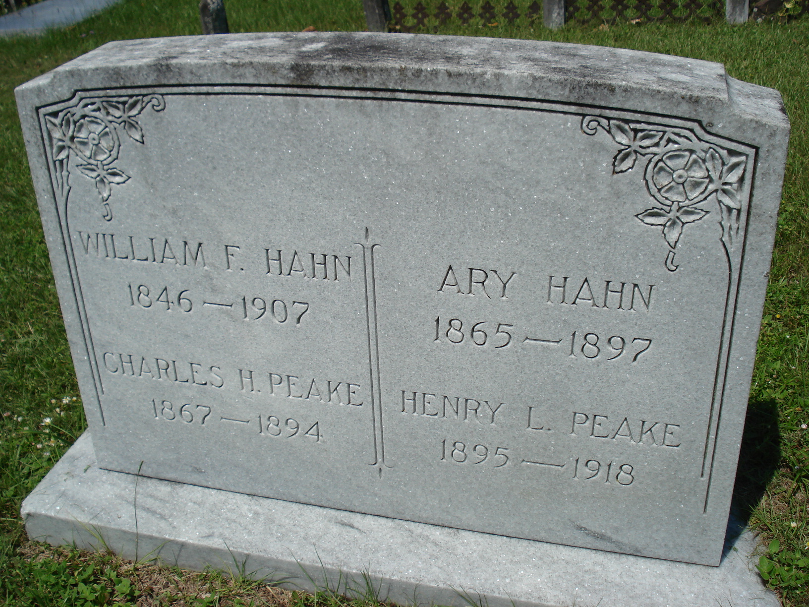 William F.,  Captain Hahn